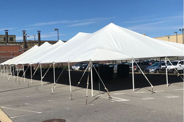 Rope and pole tent rentals in Raleigh, NC